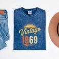 Vintage 1969 Retro Era Badge For Nostalgia Fans Mineral Wash Tshirts Mineral Navy Vintage 1969 Retro Era Badge For Nostalgia Fans Mineral Wash Tshirts Mineral Navy