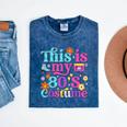 Vintage 80s Costume Nostalgia 1980s Fashion Cute Girls Women Mineral Wash Tshirts Mineral Navy