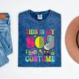 Vintage 80s Vibes Costume Nostalgia 1980s Fashion Cassette Mineral Wash Tshirts Mineral Navy