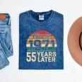 Vintage Class Of 1971 55 Years Later Reunion 55th Graduation Mineral Wash Tshirts Mineral Navy
