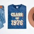 Vintage Class Of 1976 76 High School Graduation Mineral Wash Tshirts Mineral Navy