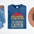 Vintage Class Of 2000 25 Years Later Reunion 25th Graduation Mineral Wash Tshirts Mineral Navy