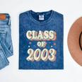 Vintage Class Of 2003 03 High School Graduation Mineral Wash Tshirts Mineral Navy