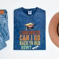 Vintage I Graduated Can I Go Back To Bed Now Graduation Mineral Wash Tshirts Mineral Navy