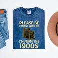 Vintage Please Be Patient With Me I'm From The 1900s Camera Mineral Wash Tshirts Mineral Navy