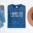 I Want You I Just Can’t Flirt Introvert Quote Mineral Wash Tshirts Mineral Navy I Want You I Just Can’t Flirt Introvert Quote Mineral Wash Tshirts Mineral Navy