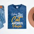 Wears Loves Cats Avoids People I Introvert Mineral Wash Tshirts Mineral Navy Wears Loves Cats Avoids People I Introvert Mineral Wash Tshirts Mineral Navy