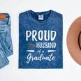 Wife's Graduation Shirt 2018 Proud Husband Of a Graduate Mineral Wash Tshirts Mineral Navy