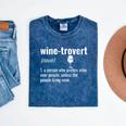 Wine-Trovert Wine Humor Definition Introvert Mineral Wash Tshirts Mineral Navy Wine-Trovert Wine Humor Definition Introvert Mineral Wash Tshirts Mineral Navy