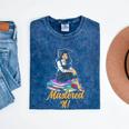 Women Mastered It Girl Master Degree Graduation Graduate Mineral Wash Tshirts Mineral Navy