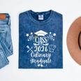 Women's Class Of 2026 Culinary Graduate Food Cuisine Chef Graduation Mineral Wash Tshirts Mineral Navy
