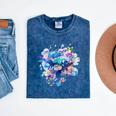 Women's Frutiger Aero Y2K Fish Mineral Wash Tshirts Mineral Navy Women's Frutiger Aero Y2K Fish Mineral Wash Tshirts Mineral Navy