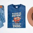 Women's Please Be Patient I'm From The 1900s Vintage Men Women Mineral Wash Tshirts Mineral Navy Women's Please Be Patient I'm From The 1900s Vintage Men Women Mineral Wash Tshirts Mineral Navy