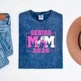 Wrestling Senior Mom Wrestling Senior 2026 Graduation Mineral Wash Tshirts Mineral Navy