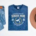 Wrestling Senior Mom The Final Match 2026 Graduation Mineral Wash Tshirts Mineral Navy