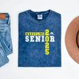 Wrestling Senior Night Wrestling Senior 2025 Graduation 22 Mineral Wash Tshirts Mineral Navy