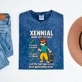 Xennial Born 1977 To 1983 Nostalgia Mineral Wash Tshirts Mineral Navy