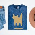 Yk2 Cat With Tomboy Tail 90s Nostalgia Downtown Indie Mineral Wash Tshirts Mineral Navy