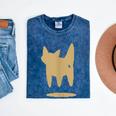 Yk2 Cat With Tomboy Tail 90s Nostalgia Downtown Indie Mineral Wash Tshirts Mineral Navy
