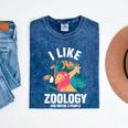 Zoologist Scientist Wildlife Biologist Zoology Introverted Mineral Wash Tshirts Mineral Navy