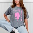 12th Grade Girls Graduation High School Graduation Mineral Wash Tshirts Mineral Gray