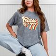 1977 Class Reunion Retro Class Of 77 High School Graduation Mineral Wash Tshirts Mineral Gray