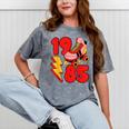 1985 Retro Roller Skate Vintage 80s Nostalgia Collector Mineral Wash Tshirts Mineral Gray
