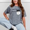 1st Grade Nailed It Kids Graduation TShirt Second Grade Mineral Wash Tshirts Mineral Gray