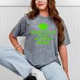 2018 Graduation Red Green High School Color Mineral Wash Tshirts Mineral Gray
