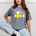 2018 Softball Senior Graduation Shirt For Girls Grad Mineral Wash Tshirts Mineral Gray