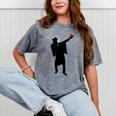 2019 Football Graduation Dab Shirt- Dabbing Graduate Mineral Wash Tshirts Mineral Gray