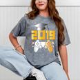 2019 High School Graduation Shirt Gamer Graduate Mineral Wash Tshirts Mineral Gray