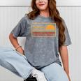 2025 Graduation Highschool Senior Sunset Mineral Wash Tshirts Mineral Gray