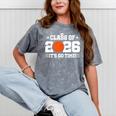 2026 Basketball Player 2026 Graduation Class Of 2026 Mineral Wash Tshirts Mineral Gray