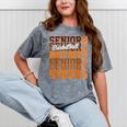 2026 Basketball Senior Brother Graduation Matching Family Mineral Wash Tshirts Mineral Gray