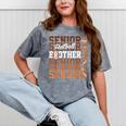2026 Football Senior Brother Graduation Matching Family Mineral Wash Tshirts Mineral Gray