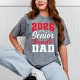 2026 Senior Band Dad Class Of 2026 Band Parent Graduation Mineral Wash Tshirts Mineral Gray