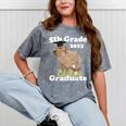 5th Grade Graduation Class Of 2023 Capybara Fifth Graduate Mineral Wash Tshirts Mineral Gray