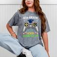 5th Grade Level Complete Gaming Graduation Class 2023 Gamer Mineral Wash Tshirts Mineral Gray