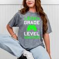 5th Grade Level Unlocked Back To School Gamer Graduation Mineral Wash Tshirts Mineral Gray