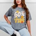 60's Vibe Vintage Nostalgia Mixtape Era 1960s Party Groovy Mineral Wash Tshirts Mineral Gray