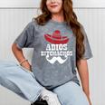 Adios Bitchachos For Graduation Or Cinco De Mayo T-Shirt Mineral Wash Tshirts Mineral Gray