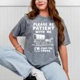 Amusing Wagon Pace Please Be Patient I'm From The 1900s Premium Mineral Wash Tshirts Mineral Gray Amusing Wagon Pace Please Be Patient I'm From The 1900s Premium Mineral Wash Tshirts Mineral Gray