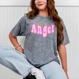 Angel Y2k Aesthetic 2000s Millennial Nostalgia Retro Pink Mineral Wash Tshirts Mineral Gray Angel Y2k Aesthetic 2000s Millennial Nostalgia Retro Pink Mineral Wash Tshirts Mineral Gray