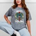 Antisocial Introvert I Like Being Alone Mineral Wash Tshirts Mineral Gray Antisocial Introvert I Like Being Alone Mineral Wash Tshirts Mineral Gray