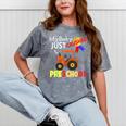 My Baby Just Crushed Preschool Graduation Mineral Wash Tshirts Mineral Gray