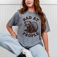 Bad At People Ferret Introvert Saying Slogan Tee Mineral Wash Tshirts Mineral Gray Bad At People Ferret Introvert Saying Slogan Tee Mineral Wash Tshirts Mineral Gray