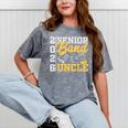 Band Senior Uncle Class Of 2026 Graduation Graduate Mineral Wash Tshirts Mineral Gray