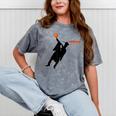 Basketball Slam Dunk Elementary Graduation 2025 6th Grade Mineral Wash Tshirts Mineral Gray