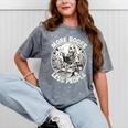 More Books Less People Introvert Skeleton Reading Mineral Wash Tshirts Mineral Gray